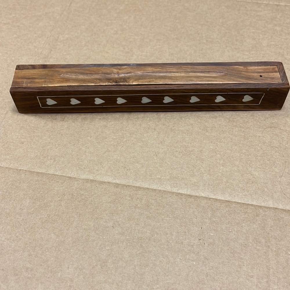 Wooden incense holder